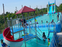 Công trình hồ bơi di động tại Hậu Giang