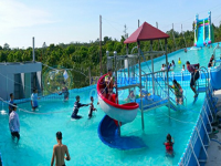 Công trình hồ bơi di động tại Hậu Giang